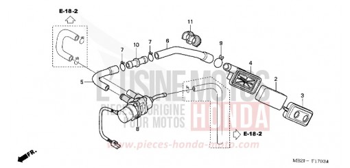 SUB AIR CLEANER CB600F5 de 2005